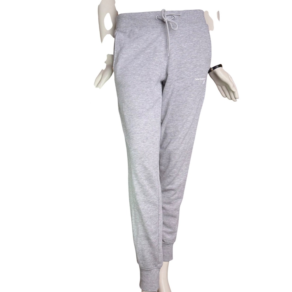 New Balance Joggers Heather Gray Lightweight Sweatpants Athleisure Sporty M